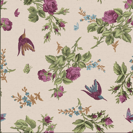 Anne of Green Gables Main C10600 Parchment Cotton Quilting Fabric Anne of Green Gables Main C10600 Parchment Cotton Quilting Fabric