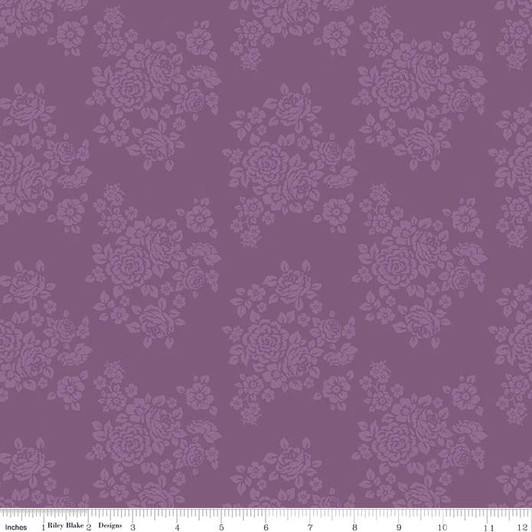 Anne of Green Gables Roses C10606 Grape Cotton Quilting Fabric Anne of Green Gables Roses C10606 Grape Cotton Quilting Fabric