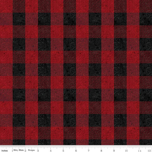 Buffalo Plaid THIN FLANNEL Red Cotton Quilting Fabric 1/2 YARD Buffalo Plaid THIN FLANNEL Red Cotton Quilting Fabric 1/2 YARD