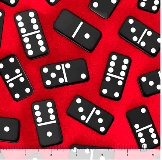 This and That VI Dominoes Red 28730-R Cotton Quilting Fabric This and That VI Dominoes Red 28730-R Cotton Quilting Fabric