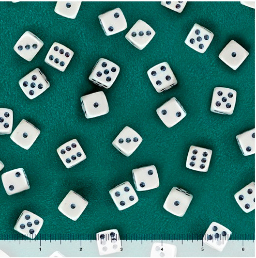 This and That VI Dice Green 28731-G Cotton Quilting Fabric This and That VI Dice Green 28731-G Cotton Quilting Fabric