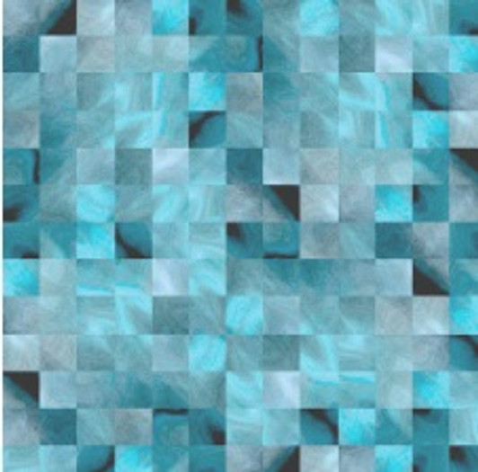 Checkmate Square Inlay Blue Tones 28666-Q Cotton Quilting Fabric Checkmate Square Inlay Blue Tones 28666-Q Cotton Quilting Fabric