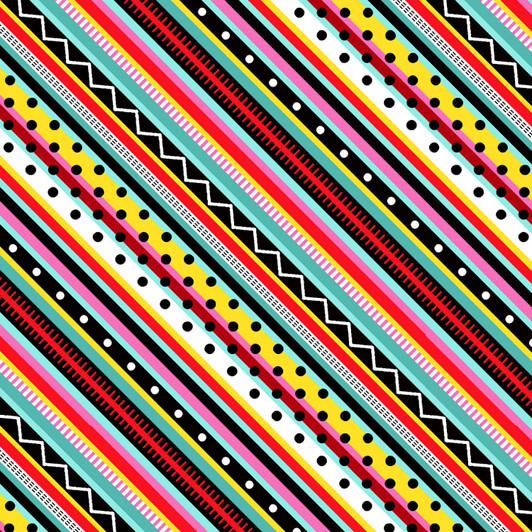 Roamin' Holiday Diagonal Stripe Multi Cotton Quilting Fabric Roamin' Holiday Diagonal Stripe Multi Cotton Quilting Fabric