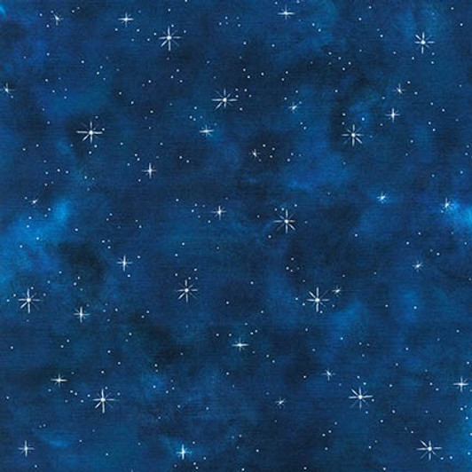 Morningmoon Fairies Midnight Stars Cotton Quilting Fabric Morningmoon Fairies Midnight Stars Cotton Quilting Fabric