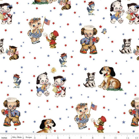 Set Sail America Main Off White Cotton Quilting Fabric Set Sail America Main Off White Cotton Quilting Fabric