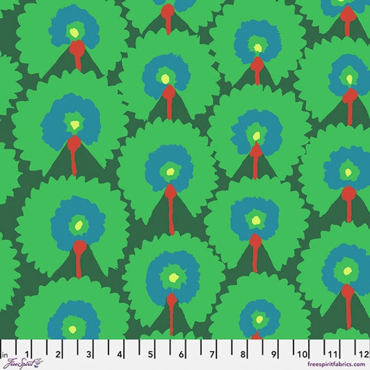 Kaffe Fassett Regal Fans Green PWGP188-GREEN Cotton Quilting Fabric Kaffe Fassett Regal Fans Green PWGP188-GREEN Cotton Quilting Fabric
