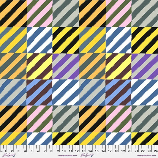 Kaffe Fassett Regimental Ties Contrast PWGP189-CONTRAST Cotton Quilting Fabric Kaffe Fassett Regimental Ties Contrast PWGP189-CONTRAST Cotton Quilting Fabric
