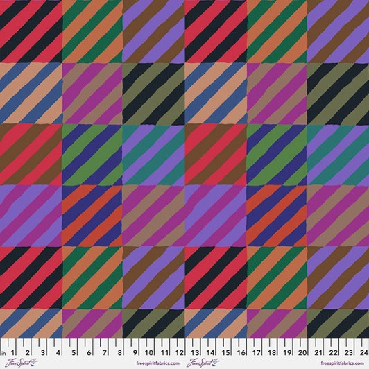 Kaffe Fassett Regimental Ties Dark PWGP189-DARK Cotton Quilting Fabric Kaffe Fassett Regimental Ties Dark PWGP189-DARK Cotton Quilting Fabric