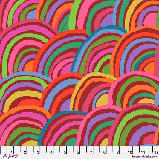 Kaffe Fassett Rainbows Red PWGP190-RED Cotton Quilting Fabric Kaffe Fassett Rainbows Red PWGP190-RED Cotton Quilting Fabric