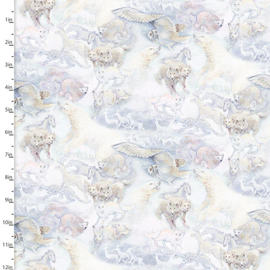 Polar Journey Animal Flight 17982-MLT Cotton Quilting Fabric Polar Journey Animal Flight 17982-MLT Cotton Quilting Fabric