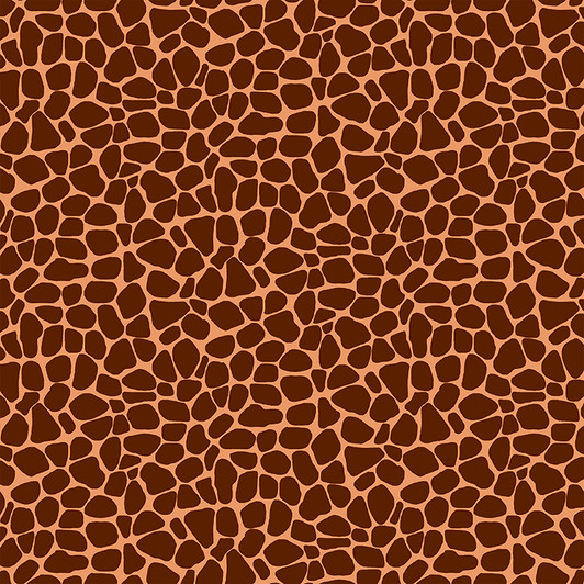 SusyBee Zoe the Giraffe Skin Brown Cotton Quilting Fabric SusyBee Zoe the Giraffe Skin Brown Cotton Quilting Fabric