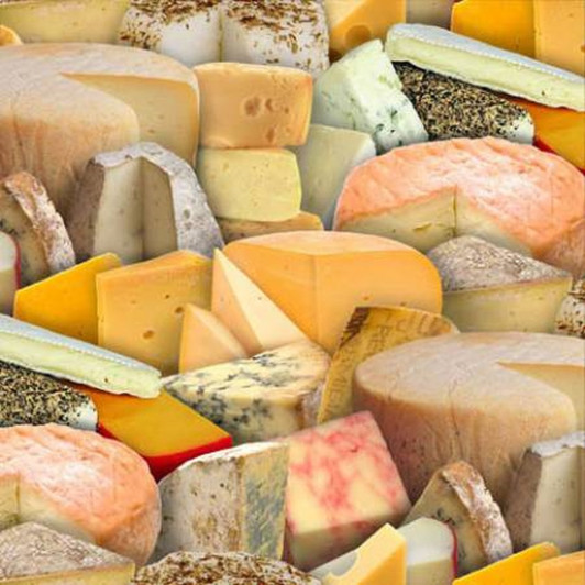Food Festival Cheese Packed Multi 388E-MLT Cotton Quilting Fabric Food Festival Cheese Packed Multi 388E-MLT Cotton Quilting Fabric