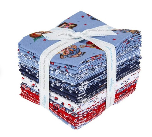 Set Sail America 21 Piece Fat Quarter Cotton Quilting Fabric Set Sail America 21 Piece Fat Quarter Cotton Quilting Fabric
