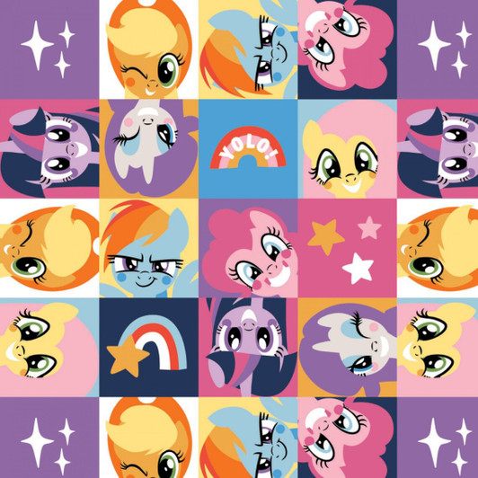 My Little Pony Peek A Boo Multi 95010130 1 Cotton Quilting Fabric My Little Pony Peek A Boo Multi 95010130 1 Cotton Quilting Fabric