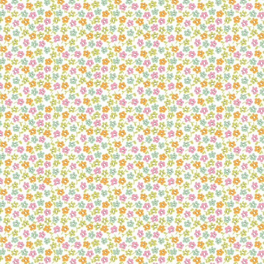 Sarah Kay With Love Ditsy Daisies Pink Orange DV5073 Cotton Quilting Fabric Sarah Kay With Love Ditsy Daisies Pink Orange DV5073 Cotton Quilting Fabric