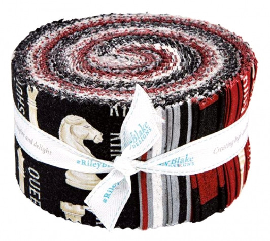 I'd Rather Be Playing Chess Rolie Polie Jelly Roll 40 Pieces Cotton Quilting Fabric I'd Rather Be Playing Chess Rolie Polie Jelly Roll 40 Pieces Cotton Quilting Fabric