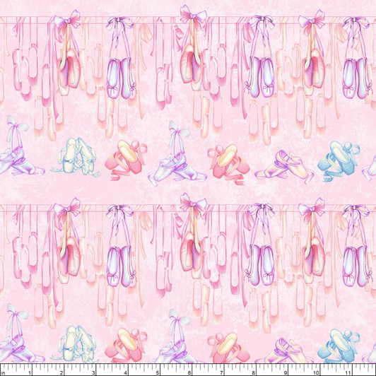 Prima Ballerina Border Stripe 2744-22 Cotton Quilting Fabric