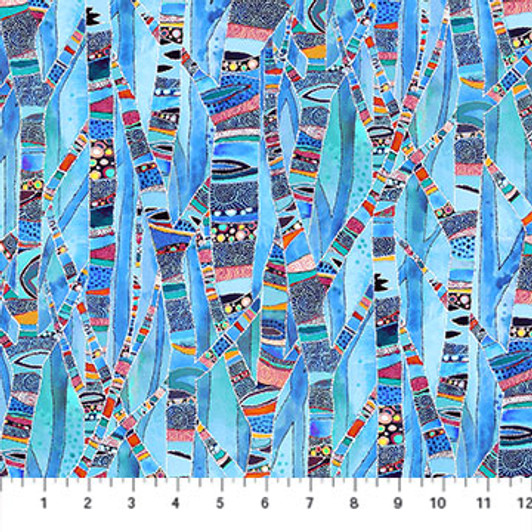 Freestyle Skiing Stylized Trees Dark Blue 24866-46 Cotton Quilting Fabric Freestyle Skiing Stylized Trees Dark Blue 24866-46 Cotton Quilting Fabric