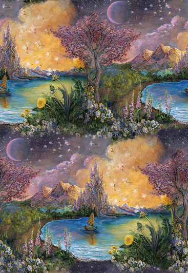 World of Wonder Scenic 18684-MLT Cotton Quilting Fabric World of Wonder Scenic 18684-MLT Cotton Quilting Fabric