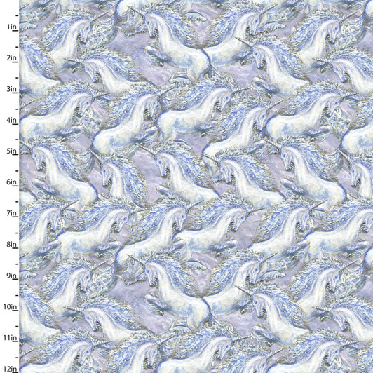 World of Wonder Unicorn Lilac 18686-LIL Cotton Quilting Fabric World of Wonder Unicorn Lilac 18686-LIL Cotton Quilting Fabric