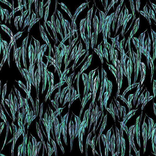 Eucalyptus Hinterland Australia Eucalypt Leaves Black 3012N Cotton Quilting Fabric Eucalyptus Hinterland Australia Eucalypt Leaves Black 3012N Cotton Quilting Fabric