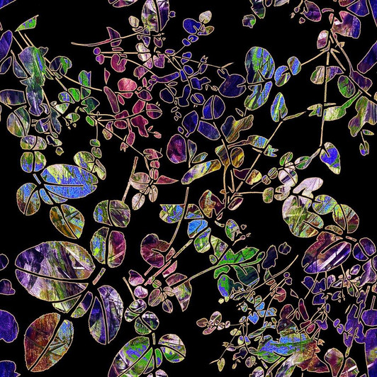 Eucalyptus Hinterland Australia Corymbia Black 3012P Cotton Quilting Fabric Eucalyptus Hinterland Australia Corymbia Black 3012P Cotton Quilting Fabric