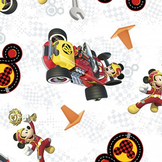 Disney Mickey and Friends Winners Circle Cotton Quilting Fabric 1/2 YARD Disney Mickey and Friends Winners Circle Cotton Quilting Fabric 1/2 YARD