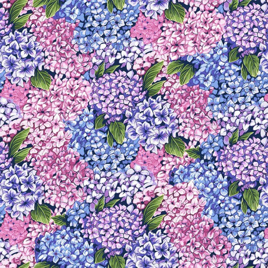 Flower Market Hydrangea 81090/108 Cotton Quilting Fabric Flower Market Hydrangea 81090/108 Cotton Quilting Fabric