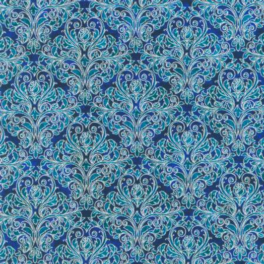 Mystic Moon Damask Ocean Metallic Highlights SRKM2163859 Cotton Quilting Fabric Mystic Moon Damask Ocean Metallic Highlights SRKM2163859 Cotton Quilting Fabric