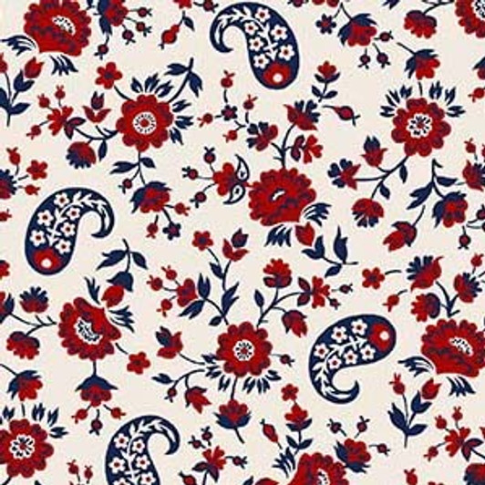 Happy Trails Paisley Cream CX11510-CREM Cotton Quilting Fabric Happy Trails Paisley Cream CX11510-CREM Cotton Quilting Fabric