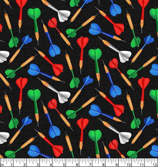 The Cave Darts Black 25001-99 Cotton Quilting Fabric The Cave Darts Black 25001-99 Cotton Quilting Fabric