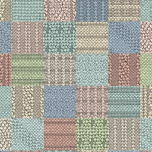 Bed Buds Knit Cheater Colour DV6614 Cotton Quilting Fabric Bed Buds Knit Cheater Colour DV6614 Cotton Quilting Fabric
