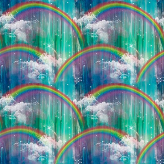 Princess Dreams Rainbow Waterfall 21536-MLT Cotton Quilting Fabric Princess Dreams Rainbow Waterfall 21536-MLT Cotton Quilting Fabric