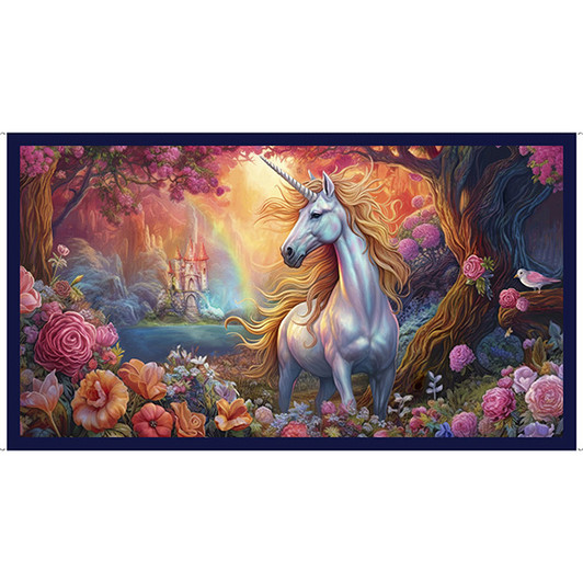 Mystical Unicorn 30610-N Cotton Quilting Fabric Panel