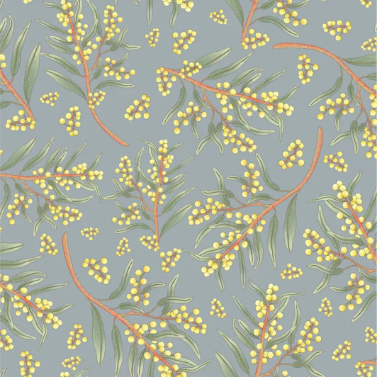 Australian Wattle Flower Jen Digital Art Devonstone DV6276 Cotton Quilting Fabric Australian Wattle Flower Jen Digital Art Devonstone DV6276 Cotton Quilting Fabric