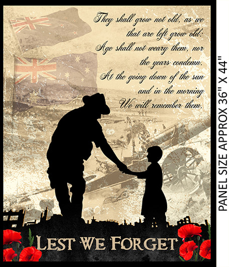 World War Heroes Lest We Forget 4097A Cotton Quilting Fabric 36 Inch Panel World War Heroes Lest We Forget 4097A Cotton Quilting Fabric 36 Inch Panel