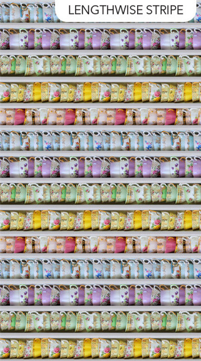 Tea for Two Teacup Stripe DP24894-10 Cotton Quilting Fabric