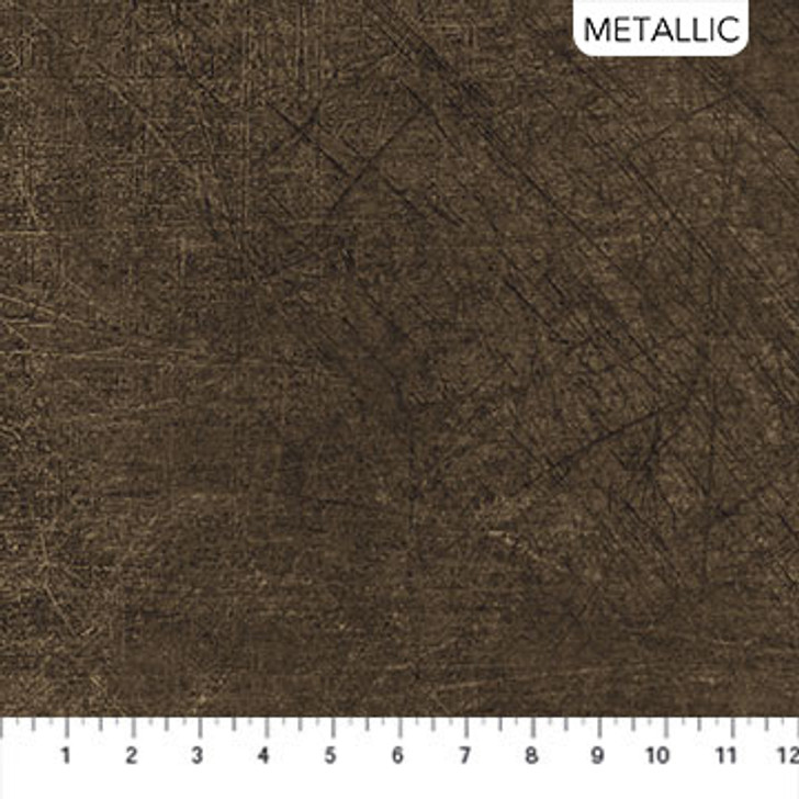 Stonehenge Heavy Metal Gold Scratched Metal 23737M-32 Cotton Quilting Fabric