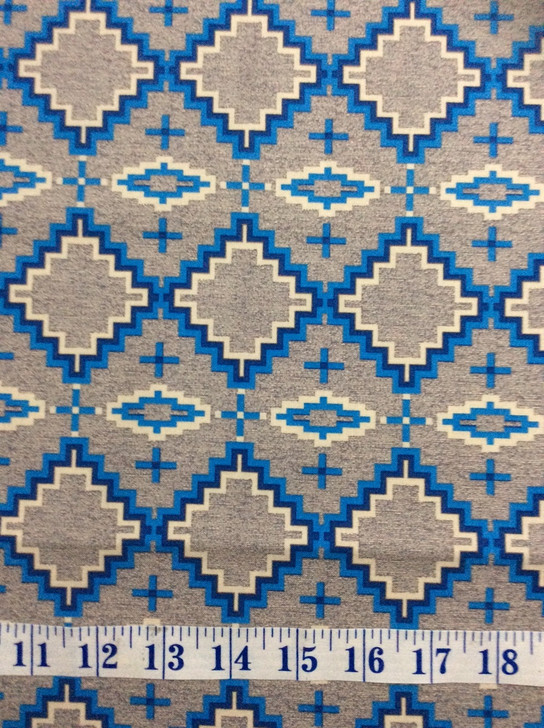 Cowboys Western Saddle Blanket Mountain Pass Water Cotton Quilting Fabric 1/2 YARD