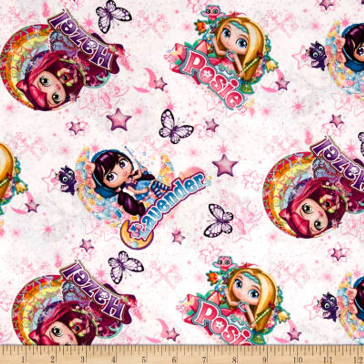Little Charmers Little Charmer Friends Multi Cotton Quilting Fabric 1/2 YARD