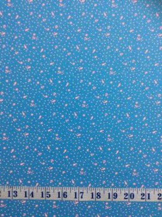 Zuma by Tula Pink Glitter Litter Aquamarine Cotton Quilting Fabric 1/2 YARD