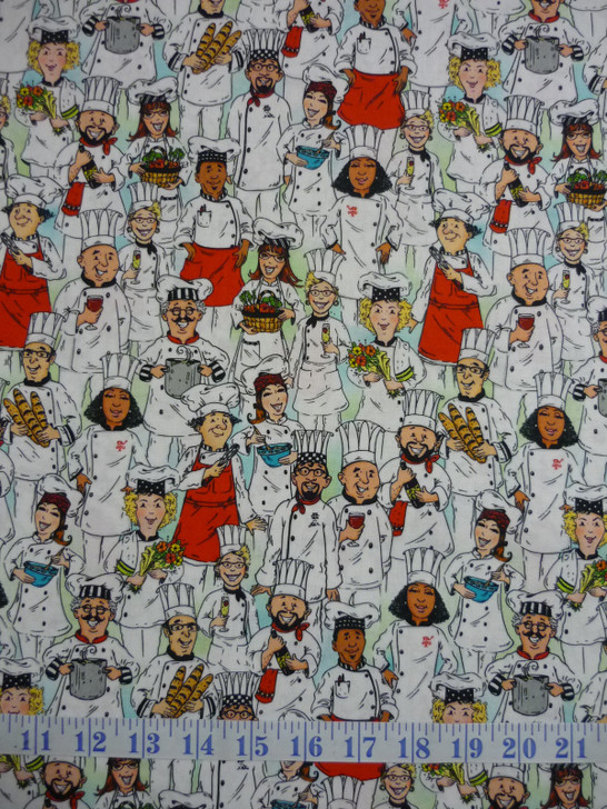 Chefs Special Packed Chefs Cotton Quilting Fabric