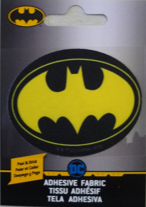 Batman Emblem Adhesive Iron On Motif