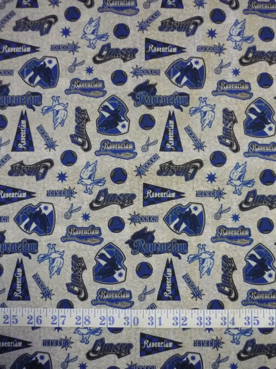 Harry Potter Wizarding World Ravenclaw Cotton Quilting Fabric