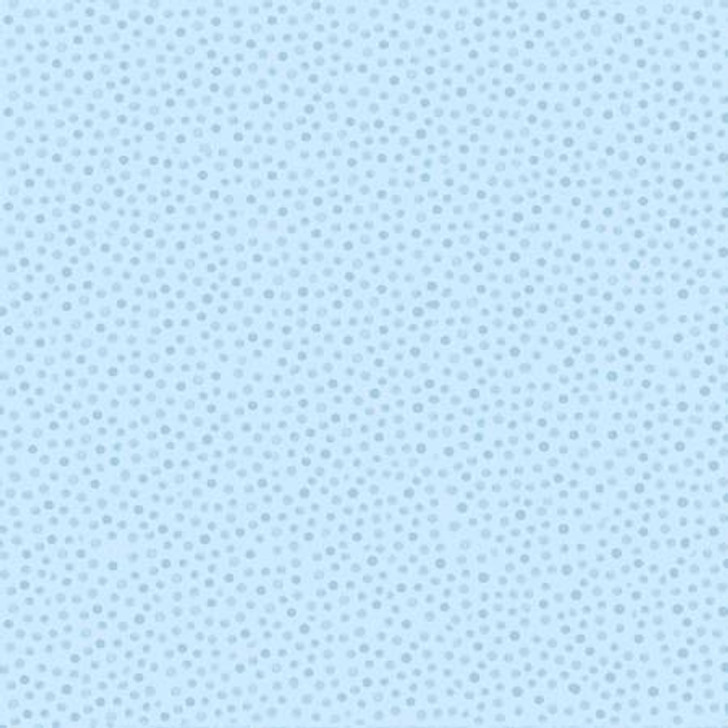 Susybee Lewe The Ewe Mono Dots Blue Cotton Quilting Fabric 55cms