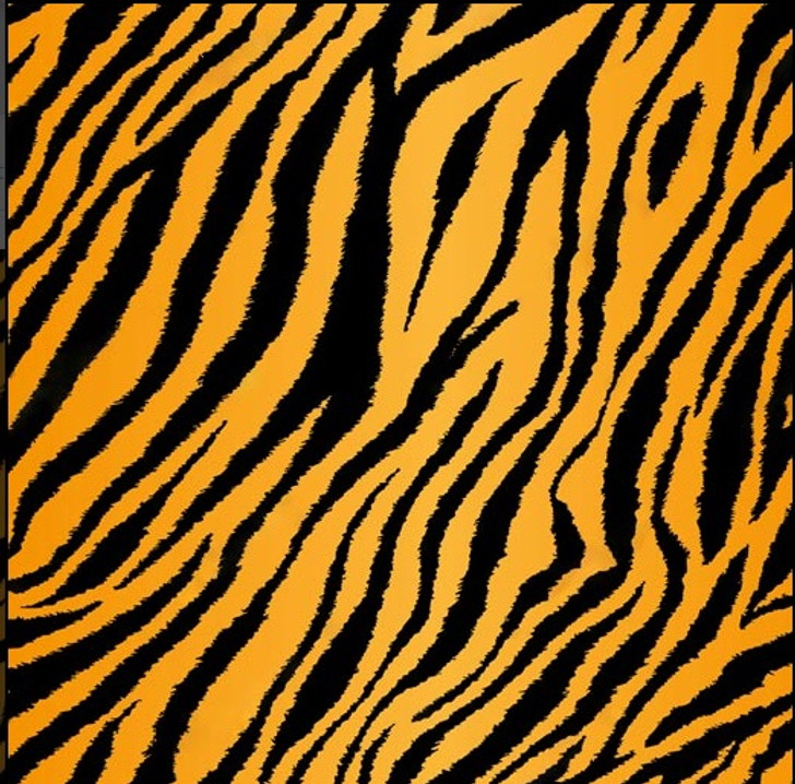 African Safari Tiger Skin 0223Q Cotton Quilting Fabric