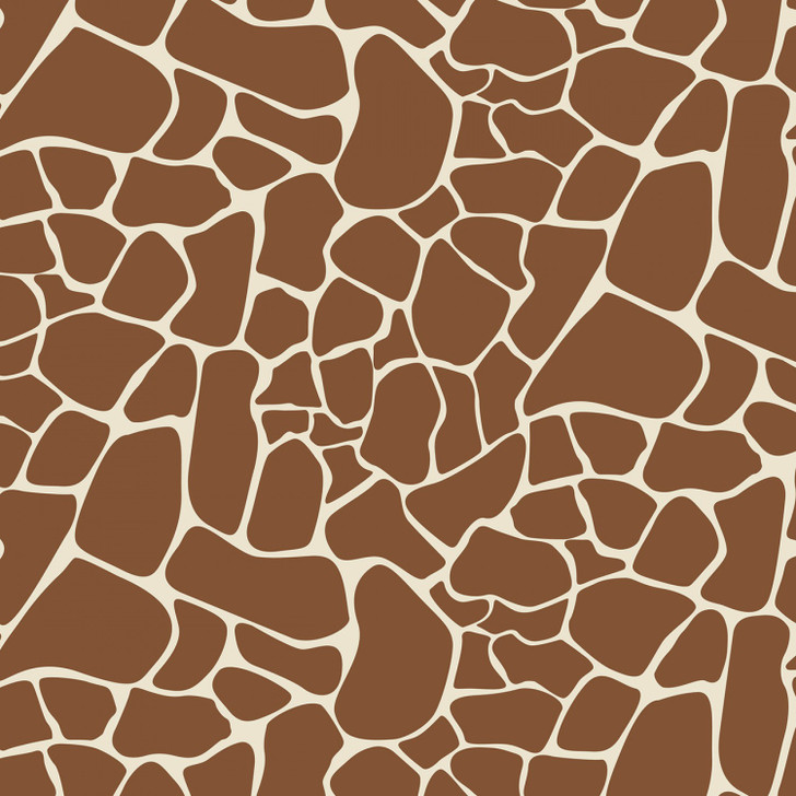 On Safari Giraffe Skin Brown C10458R Cotton Quilting Fabric