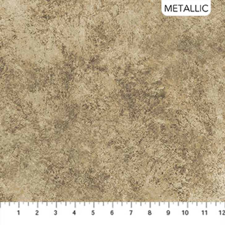 Stonehenge Heavy Metal Gold Rough Metal 23735M-32 Cotton Quilting Fabric