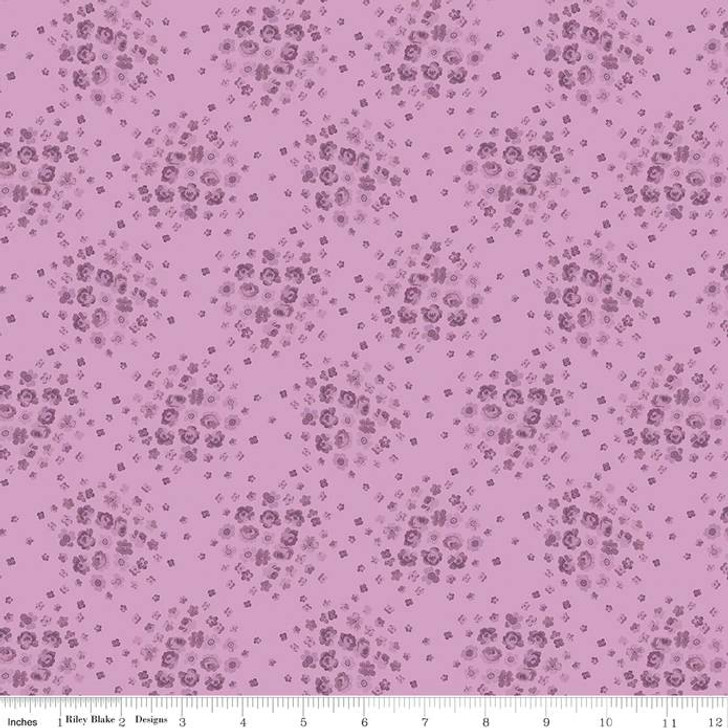 Anne of Green Gables Blossom C10605 Lilac Cotton Quilting Fabric