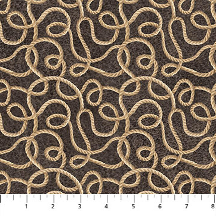 Saddle Up Lasso Tango Brown 24388-35 Cotton Quilting Fabric